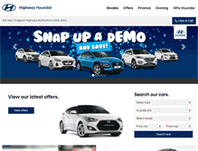 Tablet Screenshot of highwayhyundai.com.au